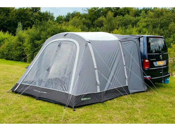 Outdoor revolution inflatable van awning.