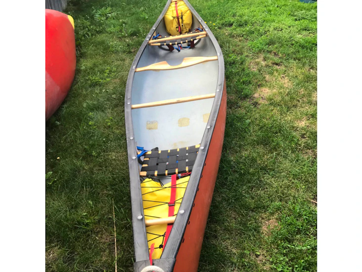 Outfitted prospector canoe