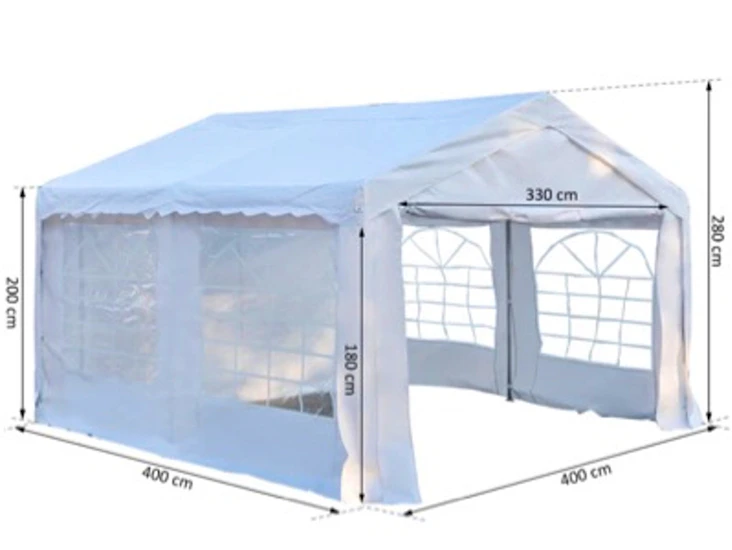 Marquee/ gazebo outsunny 4m x 4m party tents