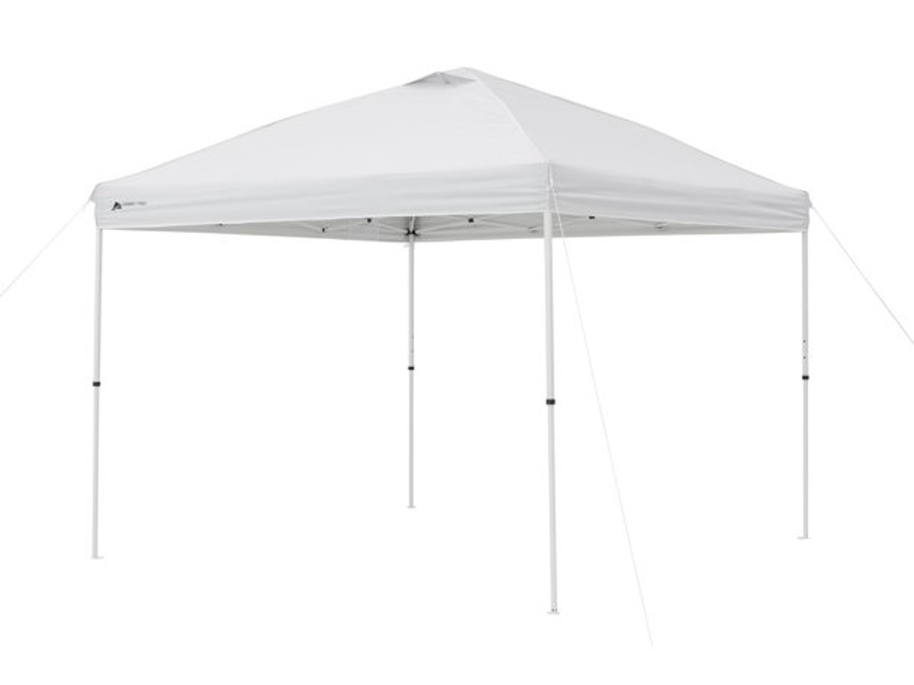 Ozark trail 10' x 10' straight leg instant canopy white 