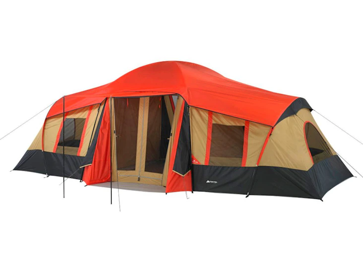 Ozark trail 10-person 3-room glamping tent