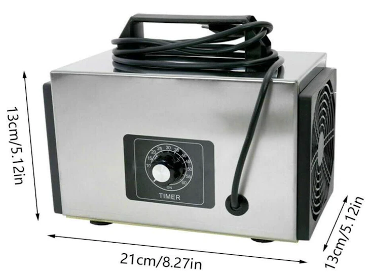 Ozone generator, 10,000mg/h, with timer function