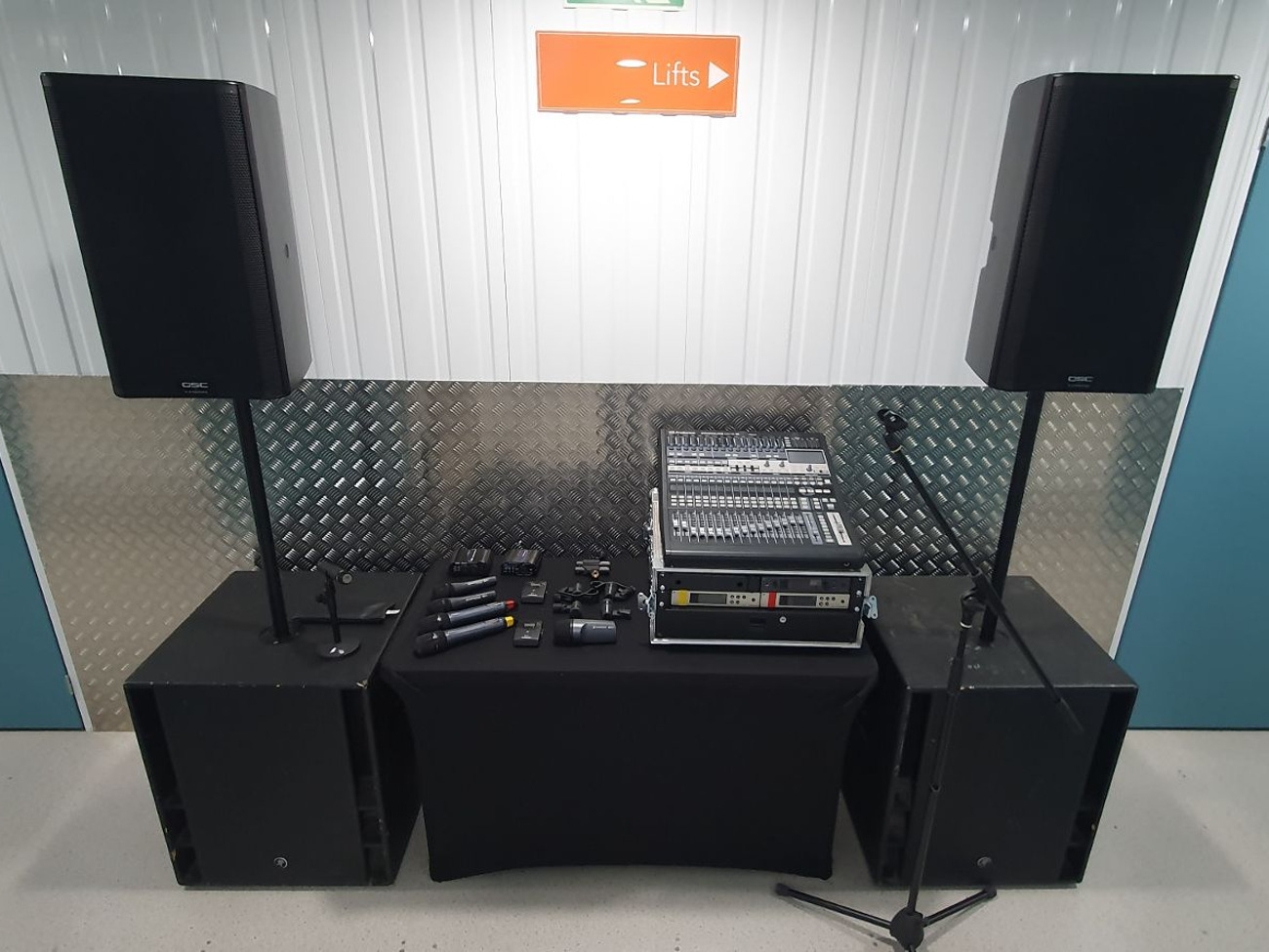 Pa sound for bands/festivals inc engineer and sound mixer