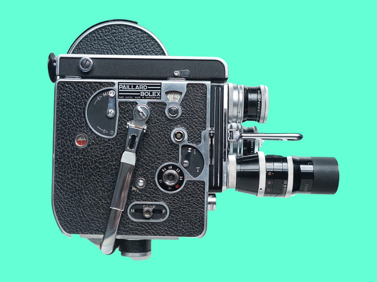 Rent Paillard Bolex H-16 REFLEX 16mm Camera Multiple Lenses
