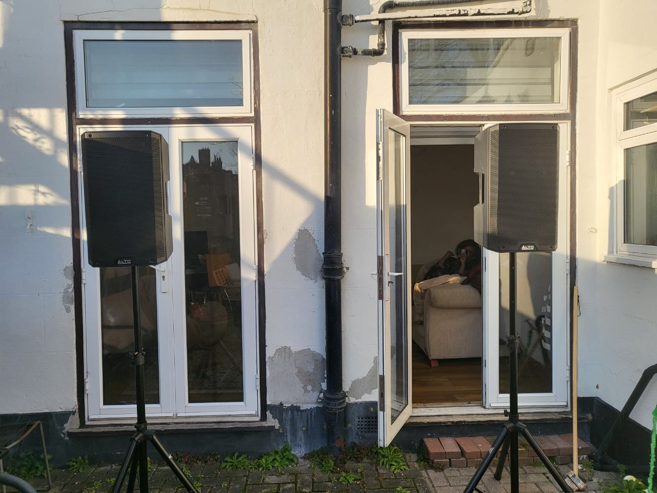 Pair of alto ts312 active speakers pa - birthday party, small functions 