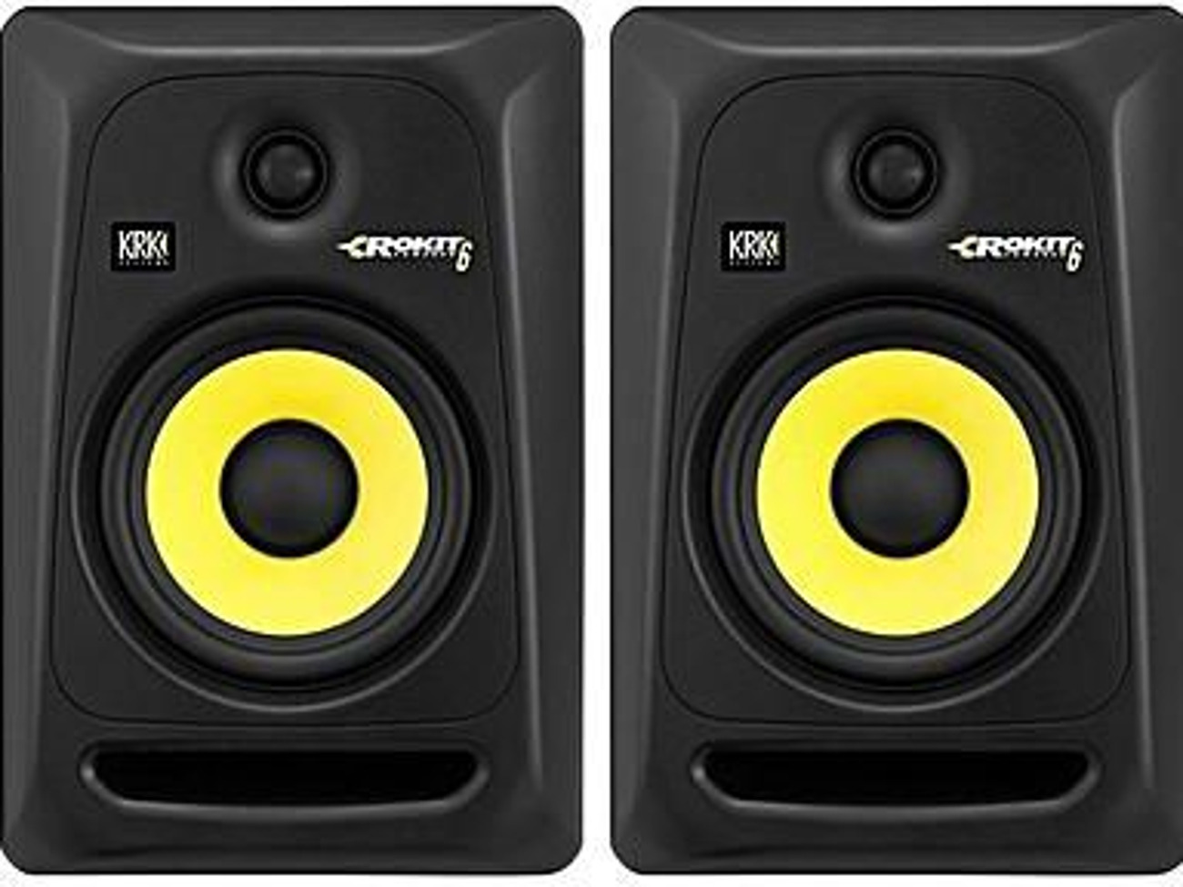 Pair of krk rokkit 6 g3 with scarlet 2i2 audio interface