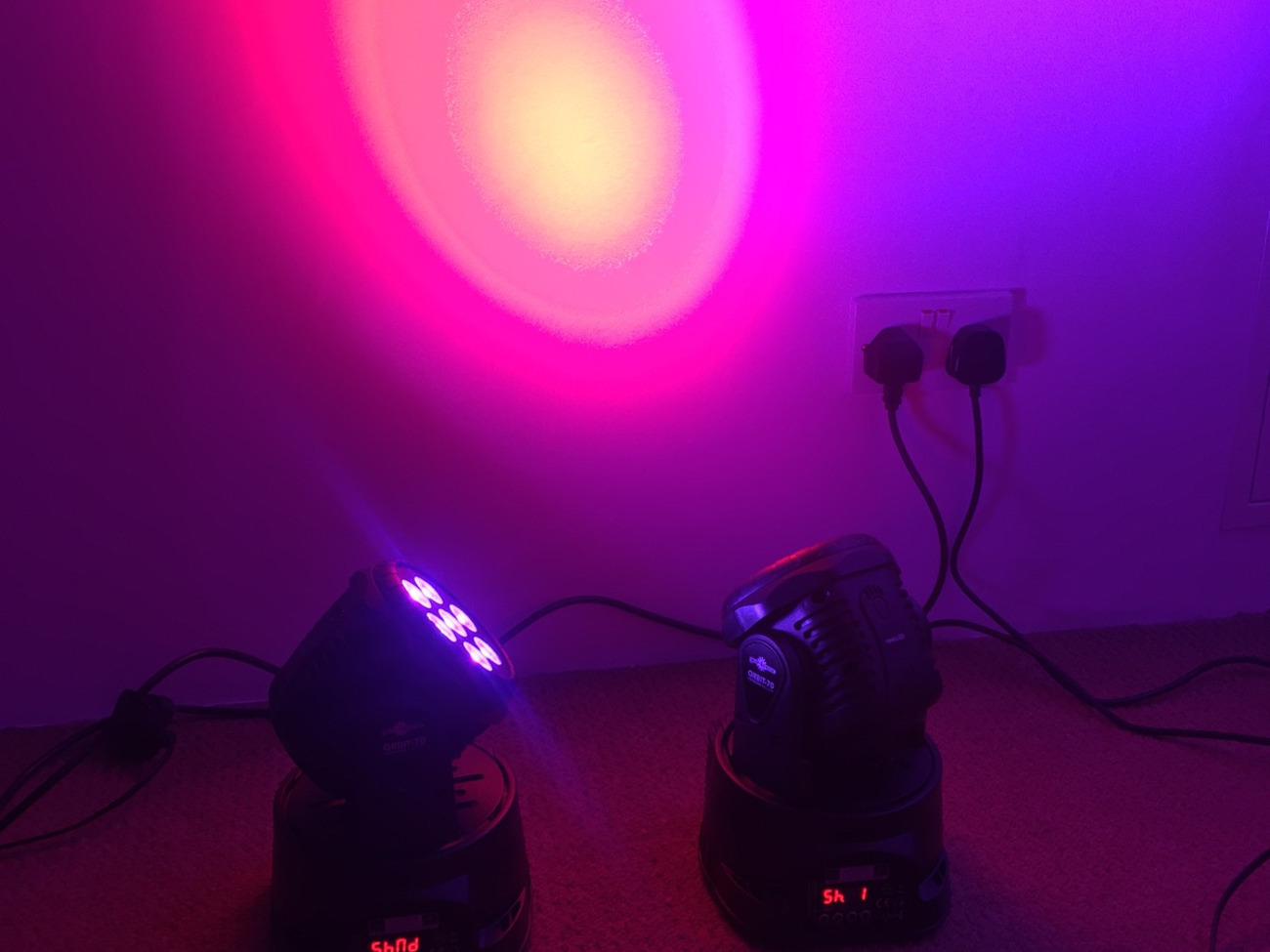 Pair of moving head lights