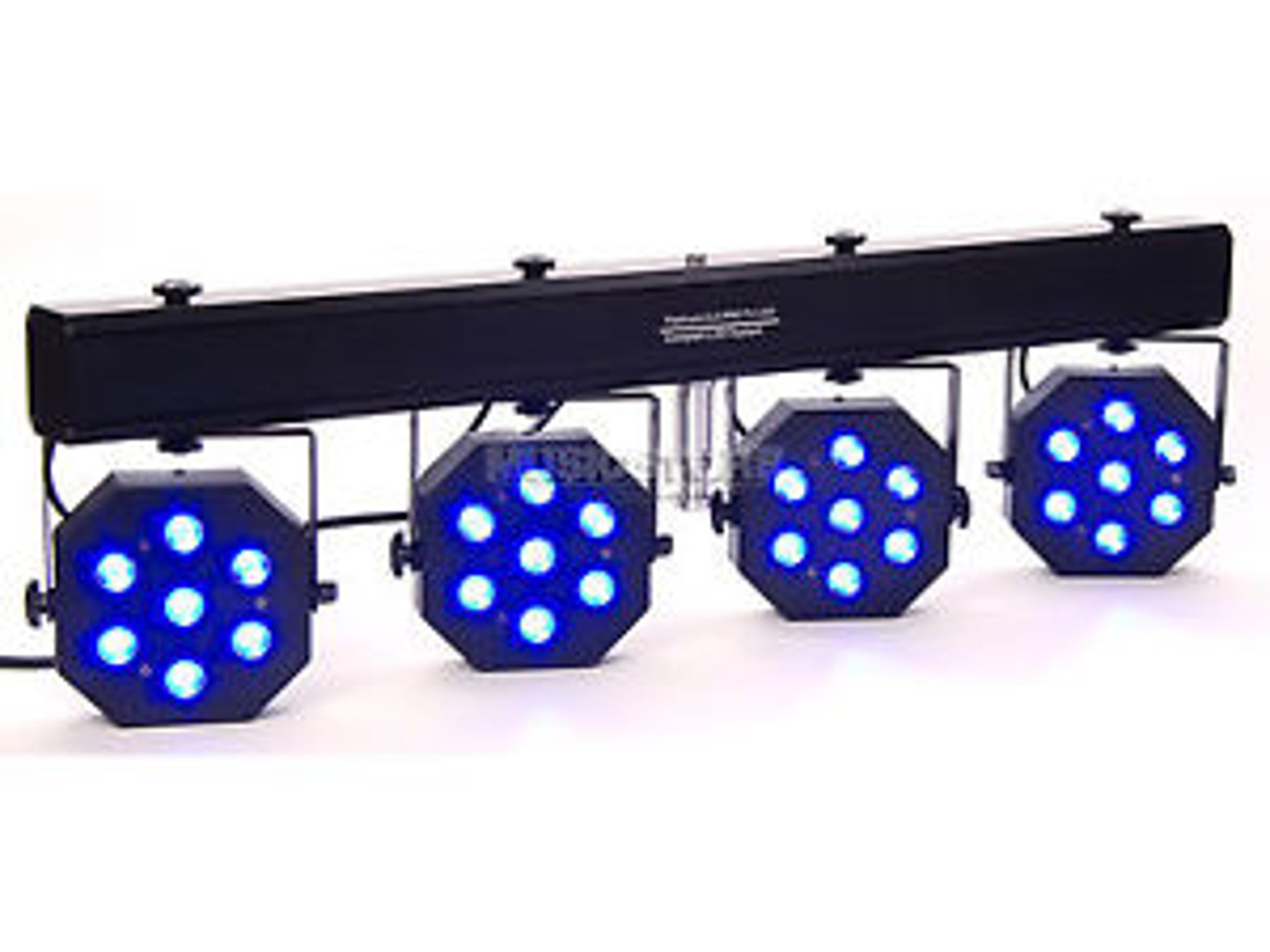 Pair of powerful rgbw led t-bar, dmx, auto