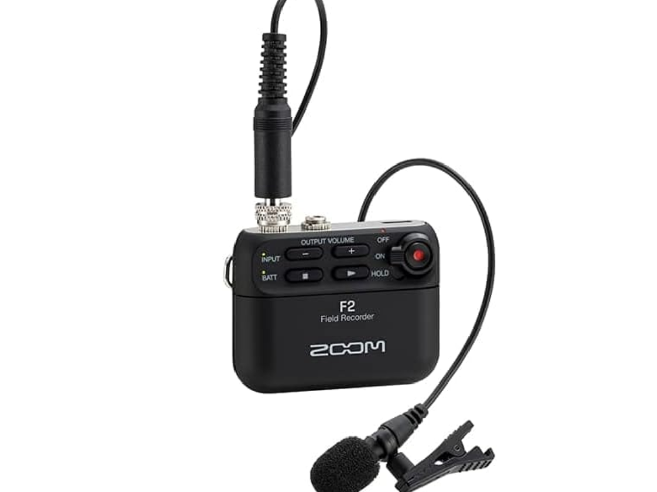 Pair of zoom f2 field recorders and lavalier mics