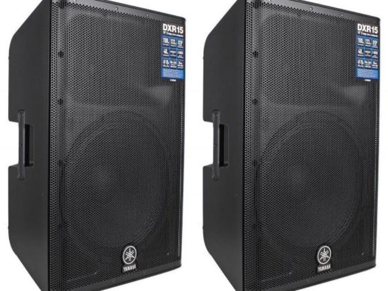 Dj speaker package yamaha dxr15 active speakers