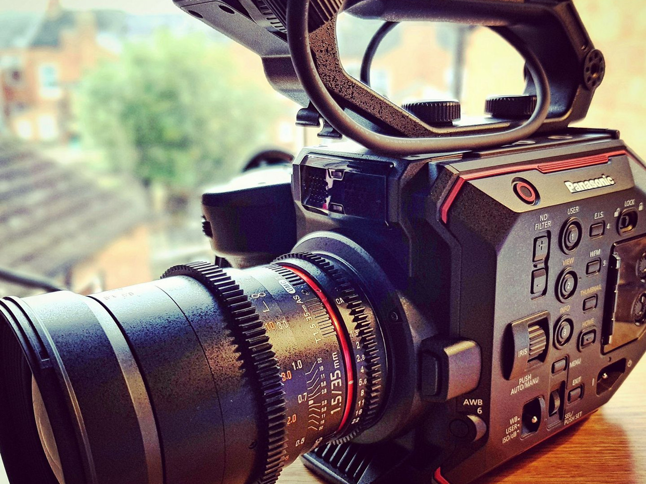 Panasonic au-eva1 5.7k compact cinema camera
