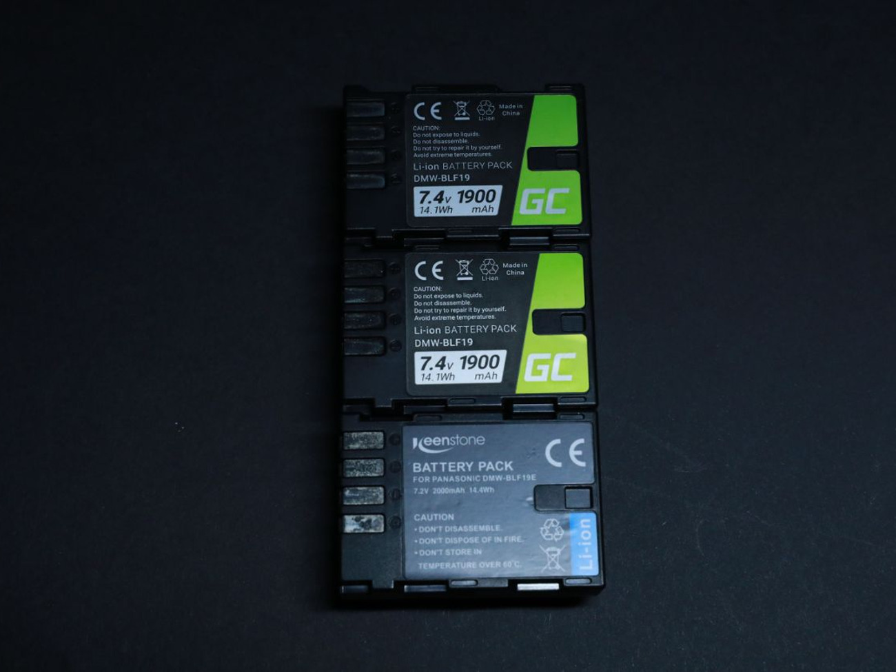 Panasonic camera batteries dmw-blf19 