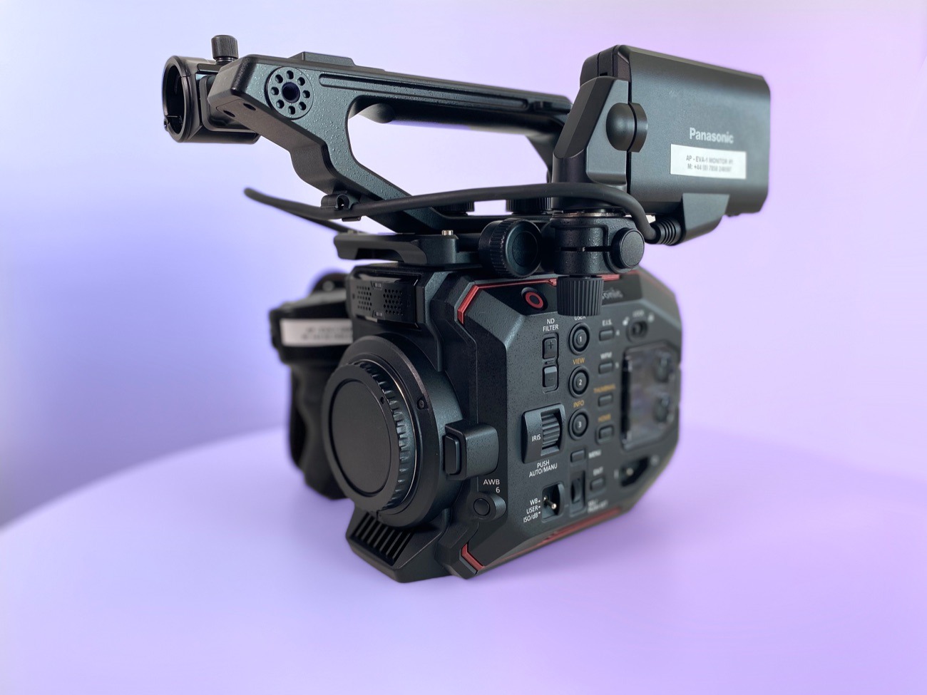 Panasonic eva1 5.7k super 35mm cinema camera + x1 extra battery