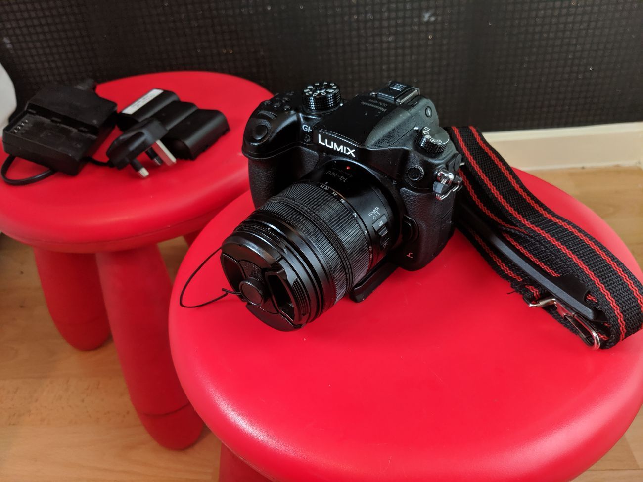 Panasonic gh4 + ef adapter + 50mm lens + 14-140mm lens