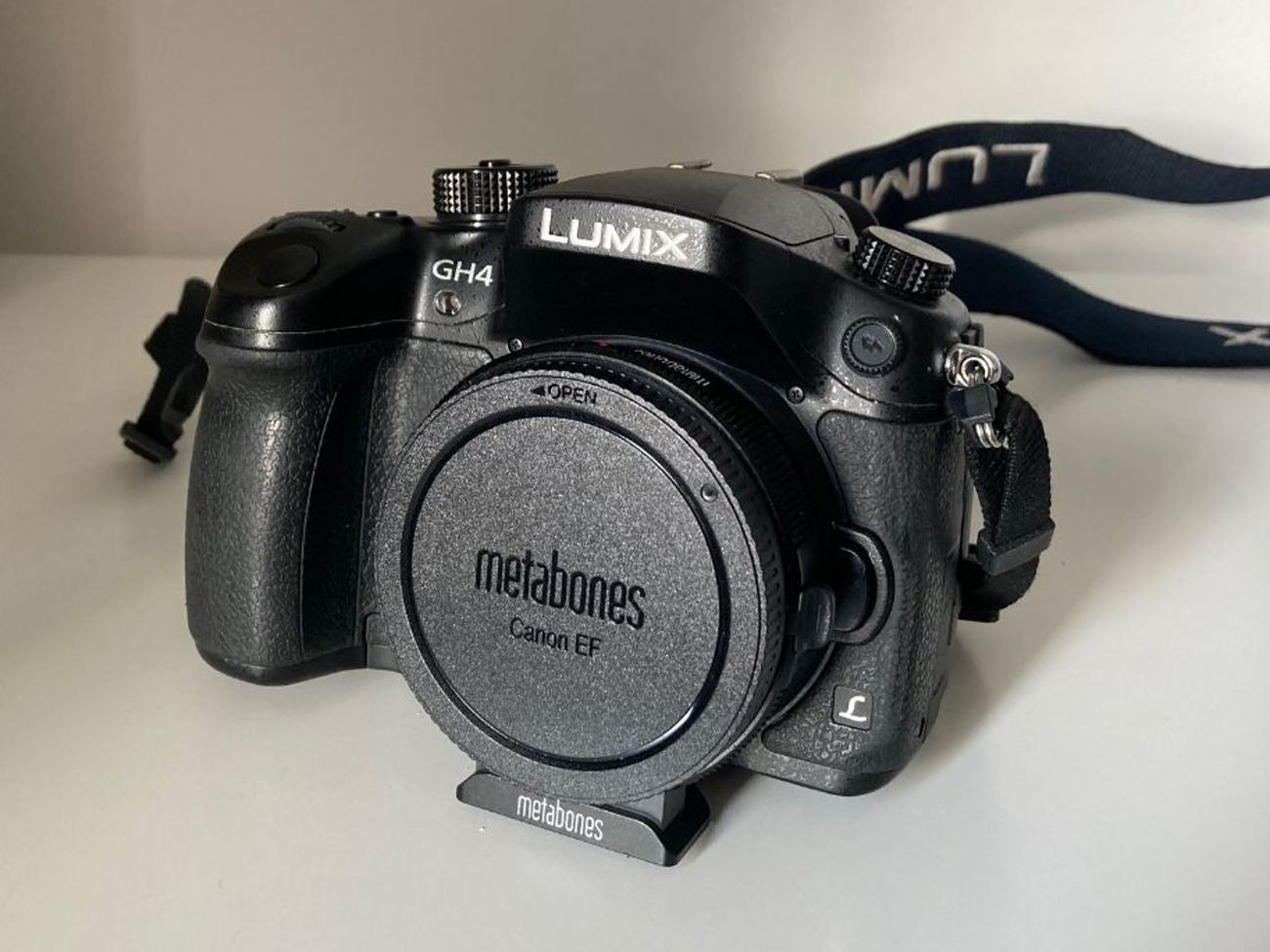 Panasonic gh4 with speed booster (ef mount) + lens