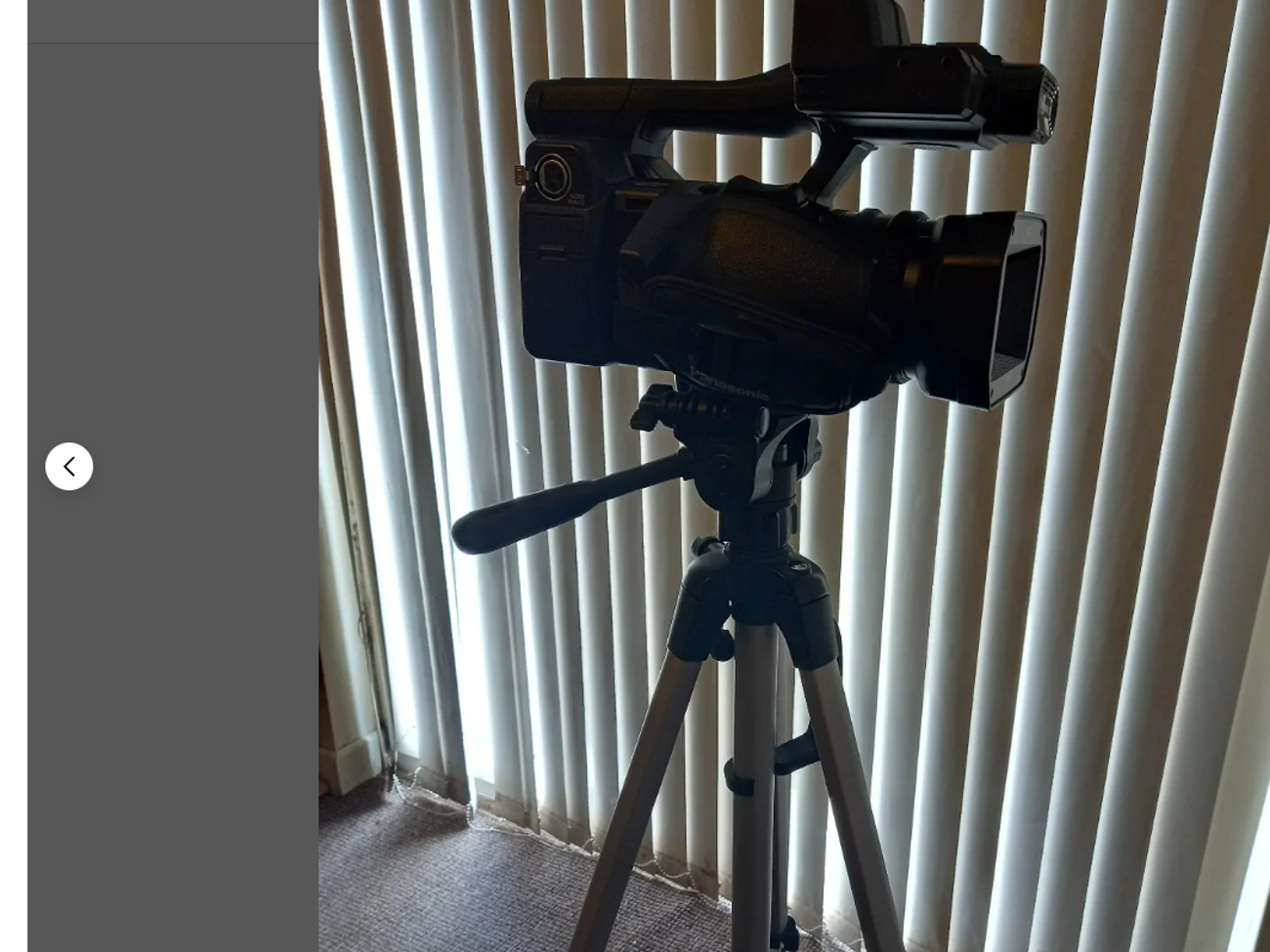 Panasonic hc-x1000 4k camera