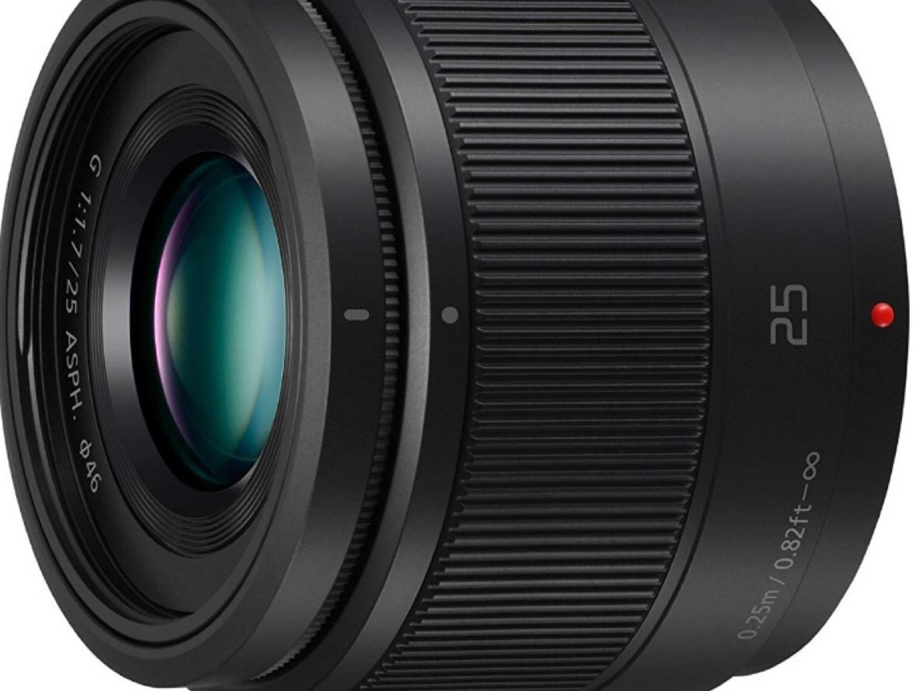 Panasonic h-h025e-k 25 mm/f1.7 mft lens