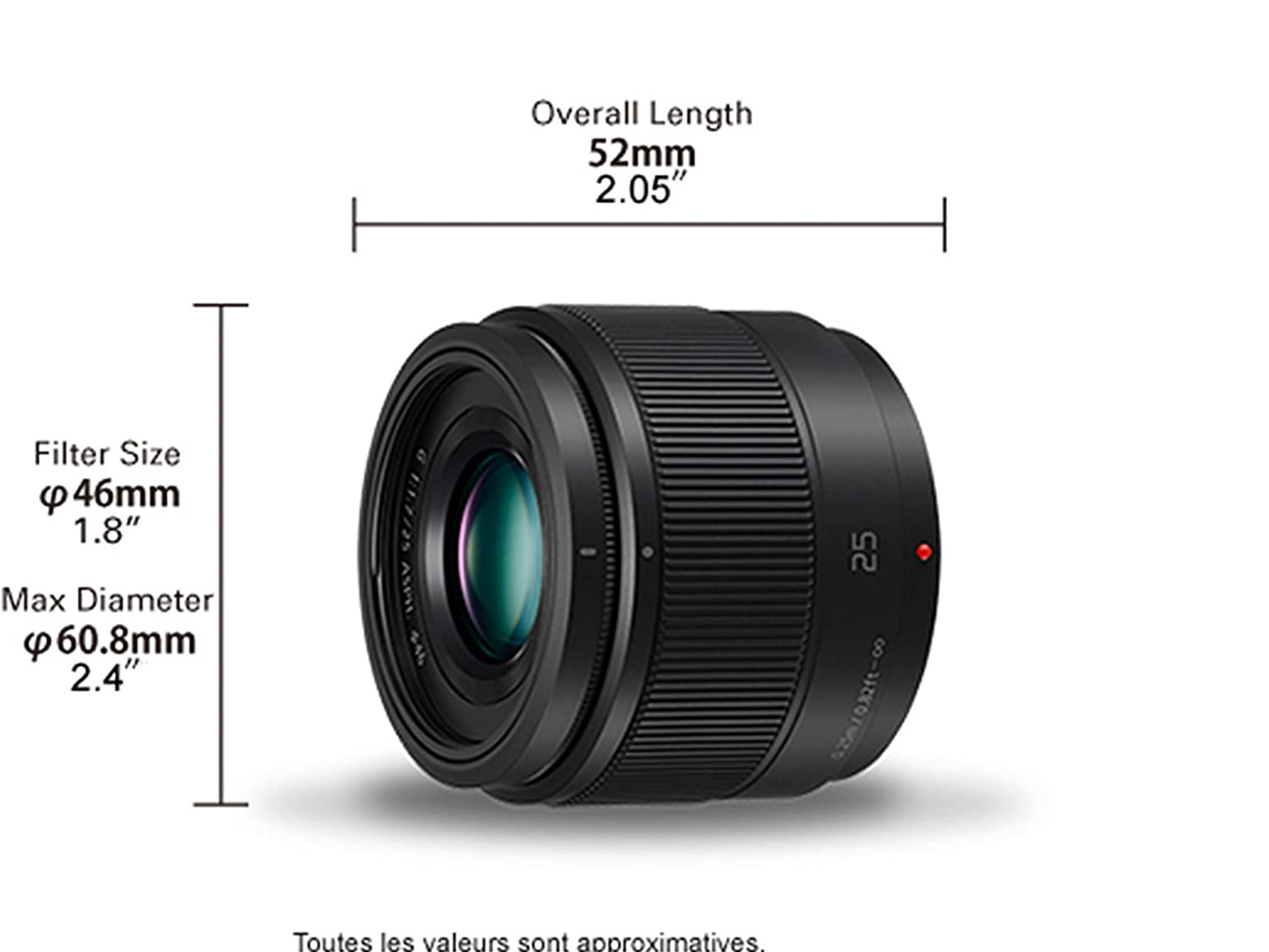 Panasonic lumix 25 mm micro 