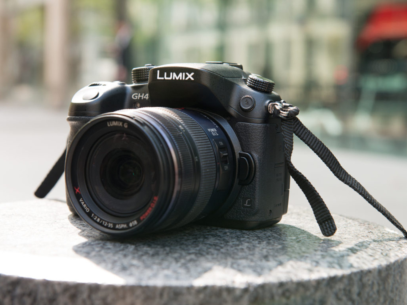 Panasonic lumix gh4 with lumix 12-35 2.8 lens