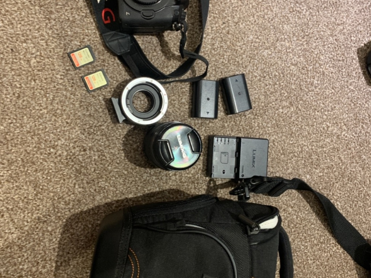 Panasonic lumix gh5. 12-35mm f2.8, ef adaptor