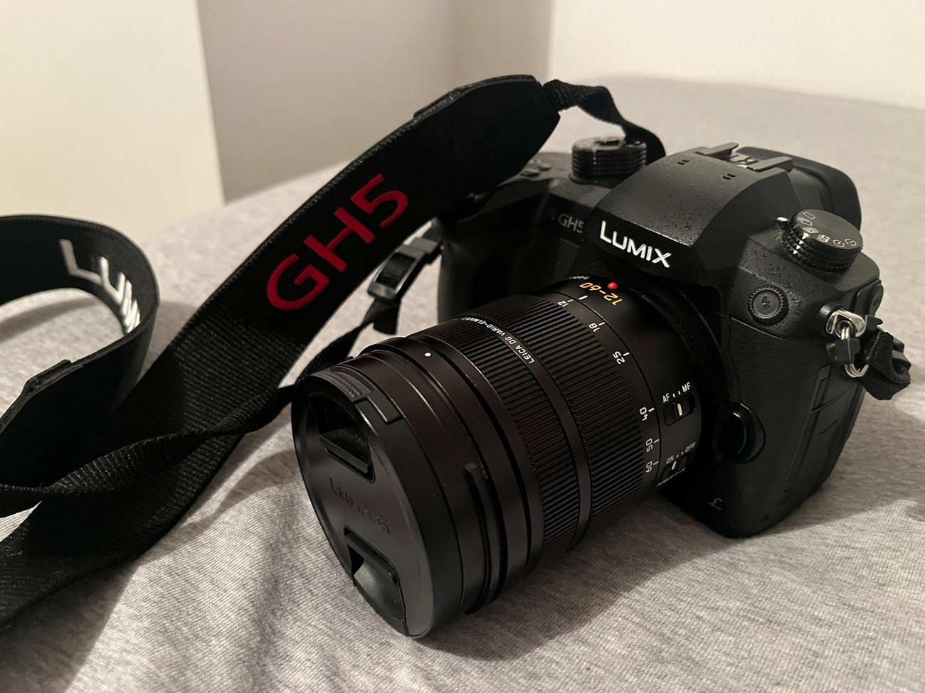 Panasonic lumix gh5 camera with lens