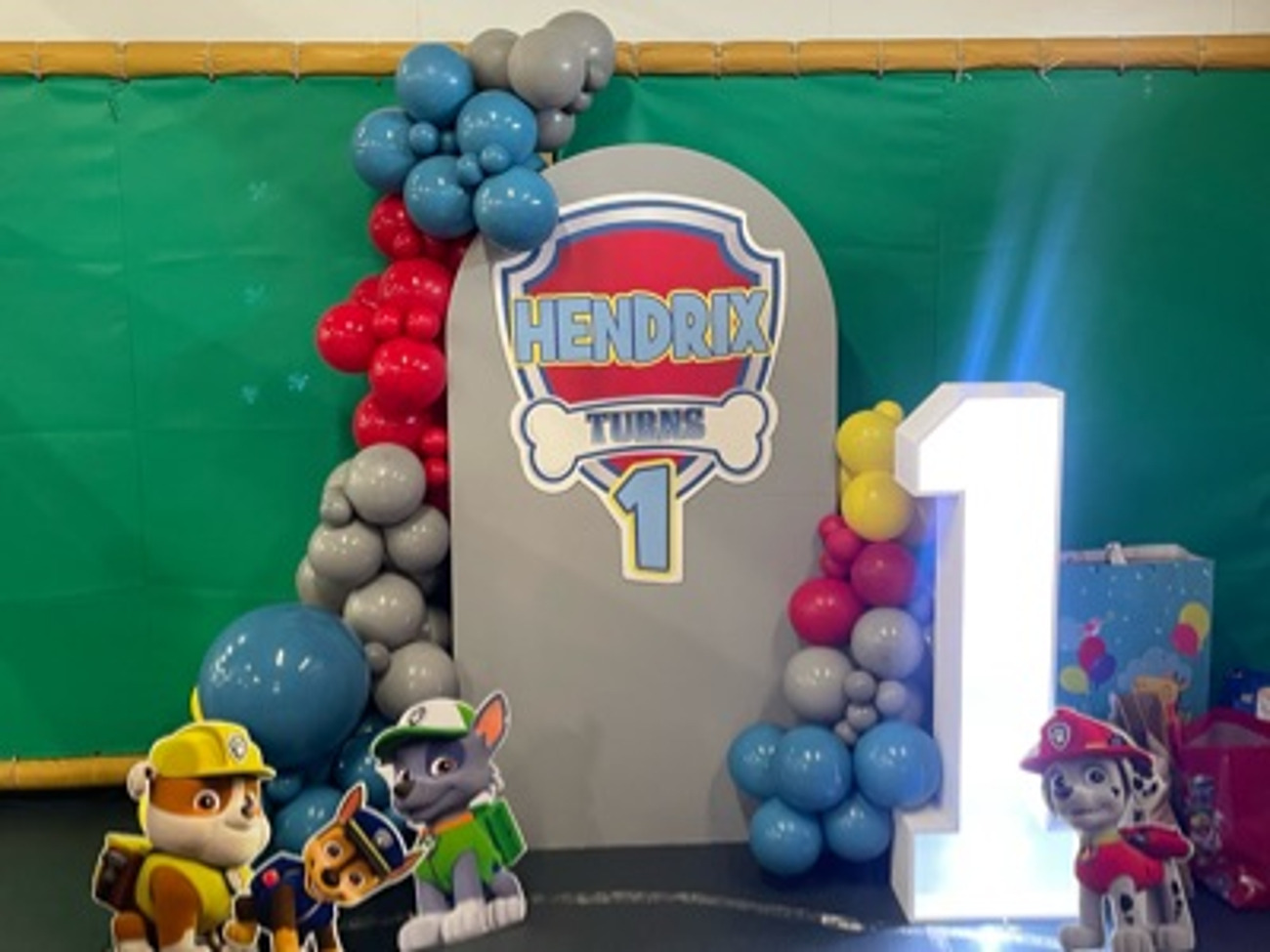 Party decor backdrops