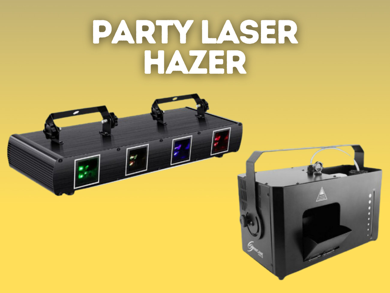 Party laser disco light + hazer