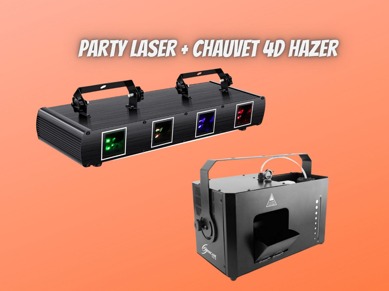 Party laser disco light + hazer