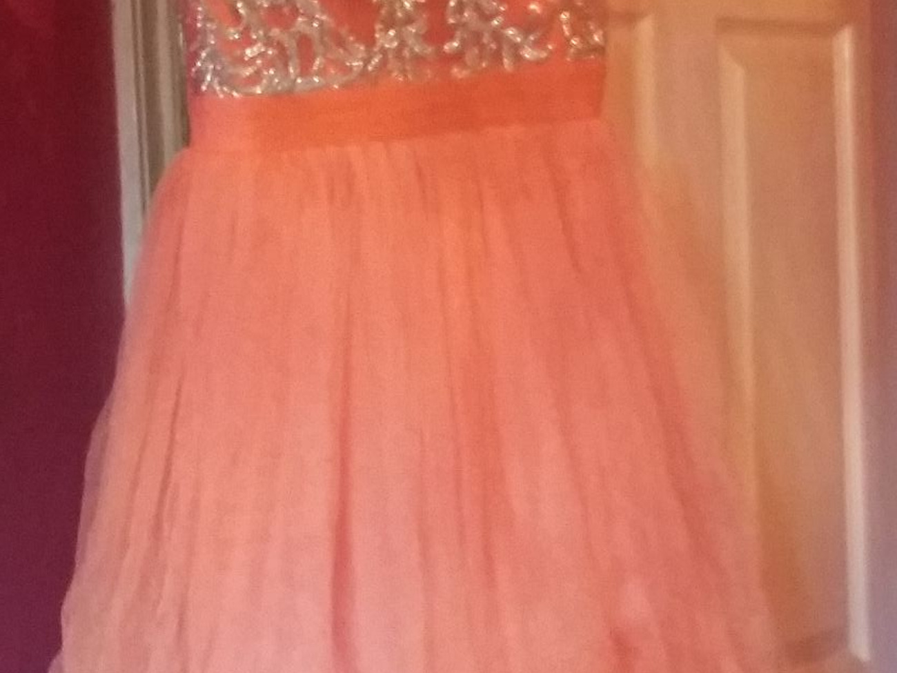 Rent Peach quiz dress from gemma A Rutherglen Central and North Glasgow City for 3.71 5 day