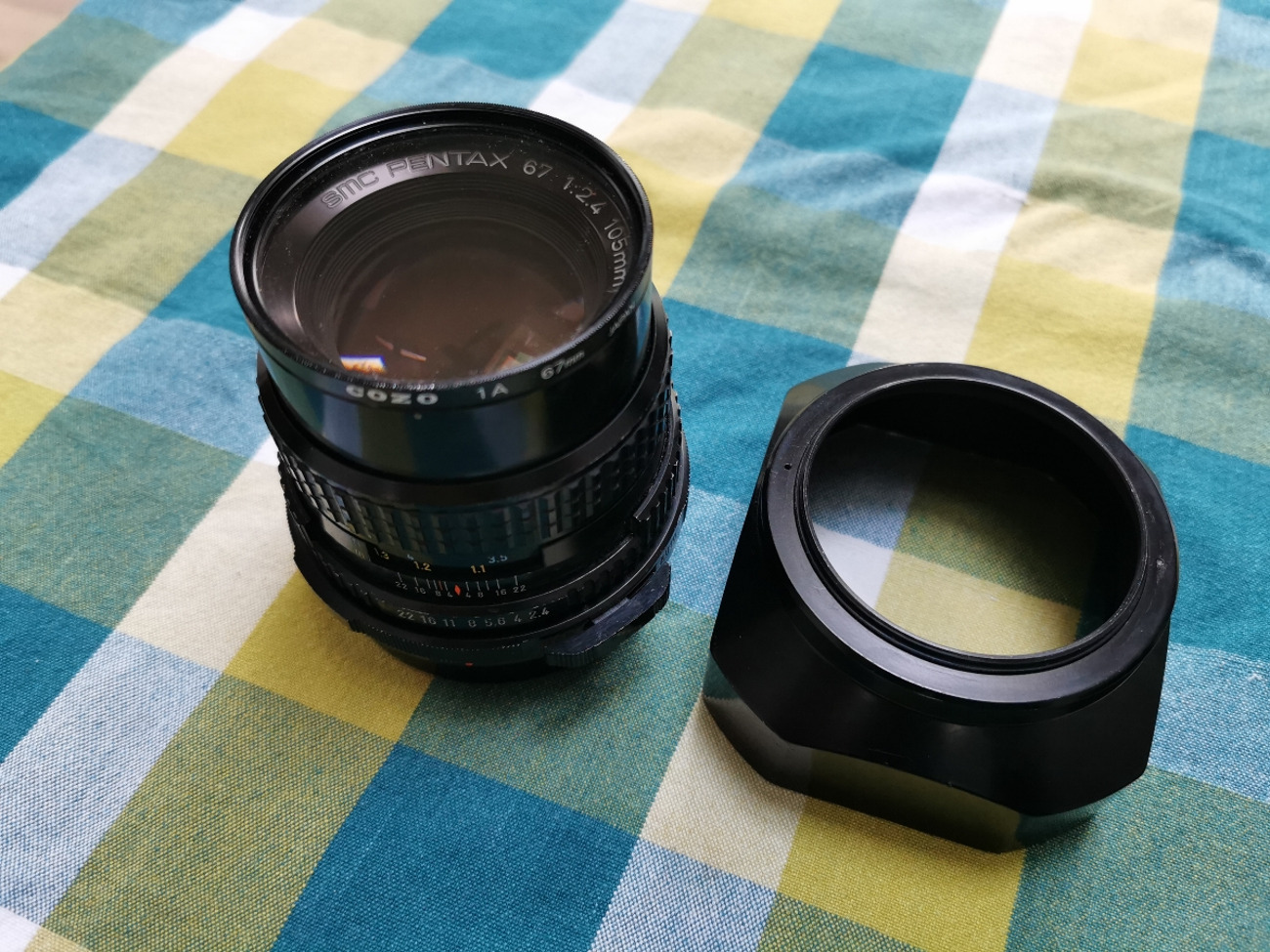 Pentax 67 lens 105mm 2.4