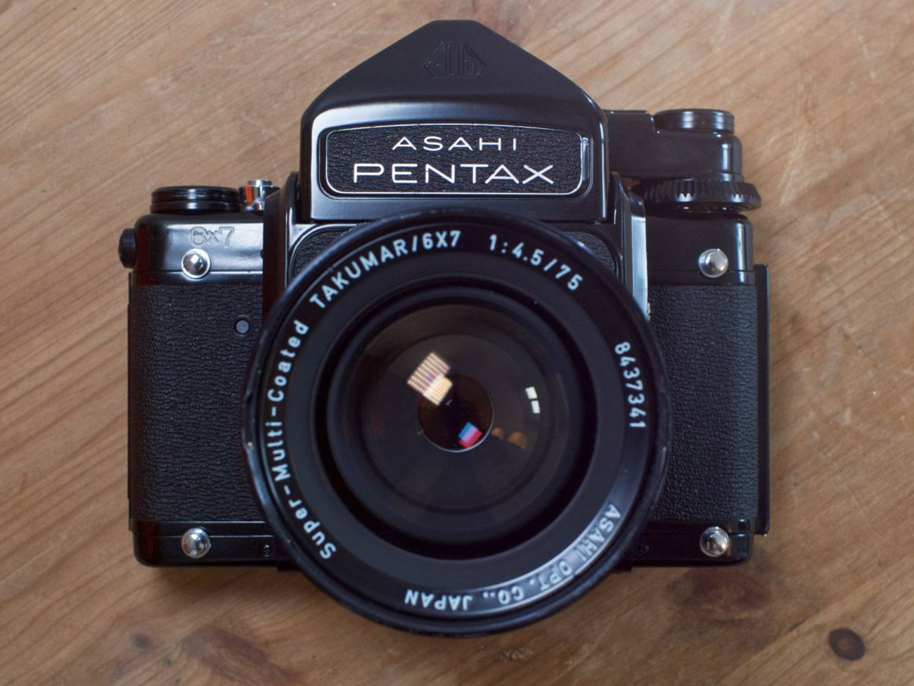 Pentax 6x7 mlu (mirror lock up) with 75mm f4.5 