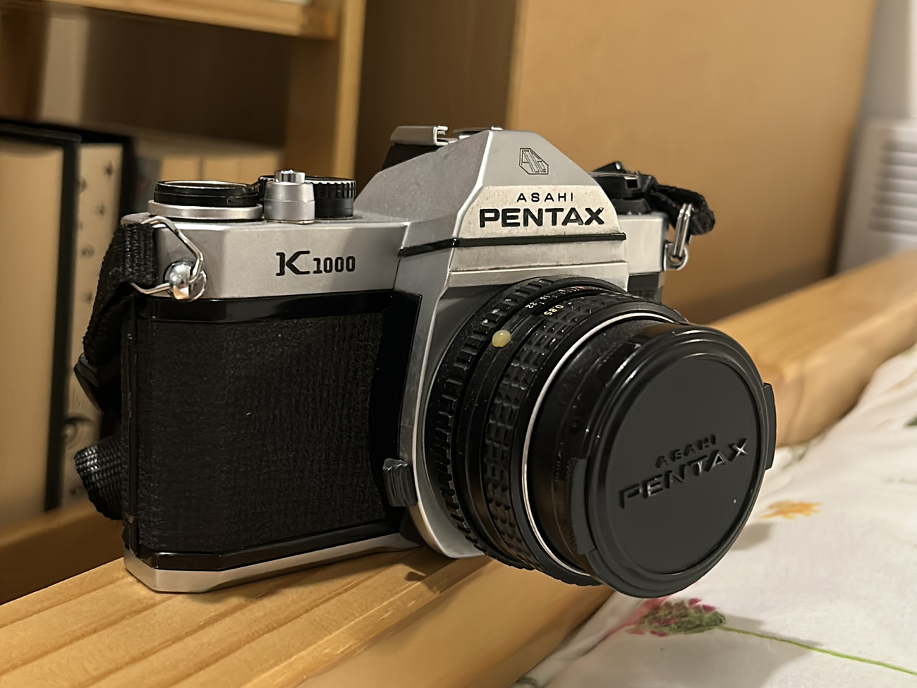 Pentax k1000 35mm film camera with a 50mm f1.2 lens