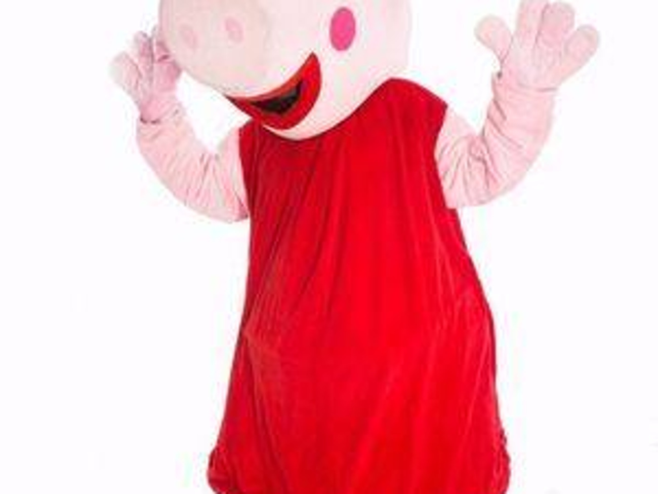 Peppa pig adult costume for parties 