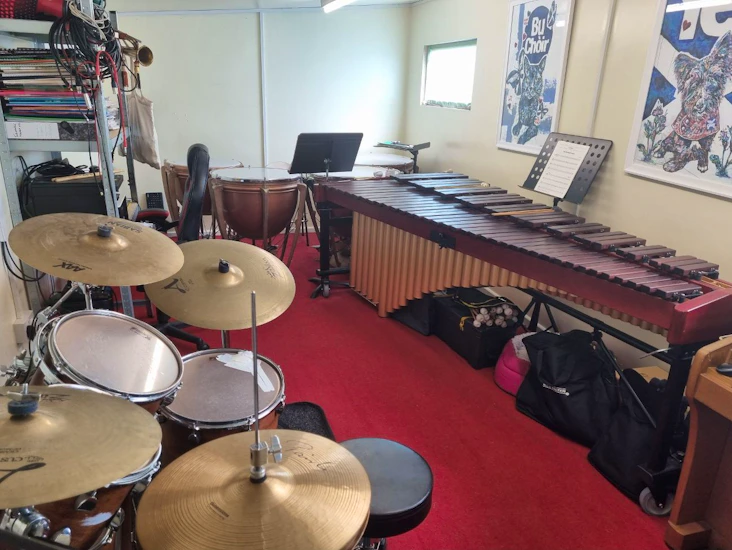 Percussion studio to rent.