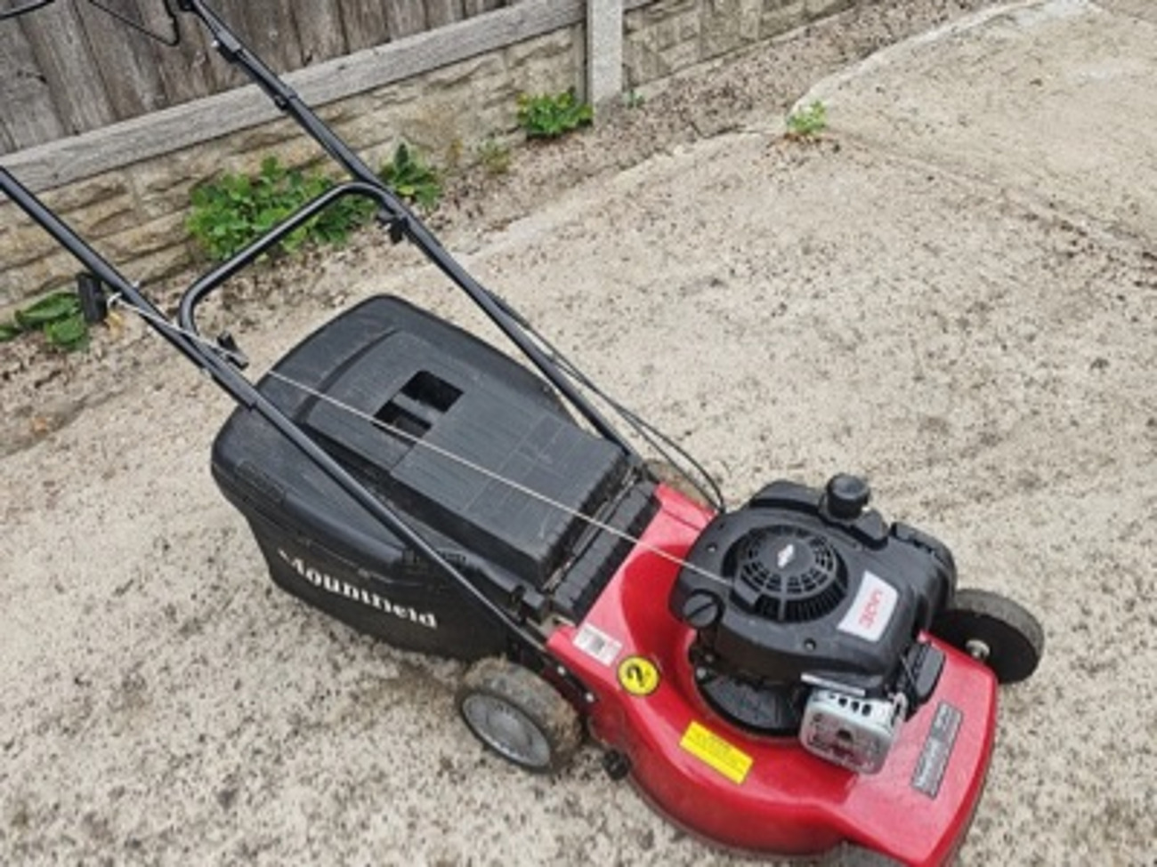 Petrol lawn mower