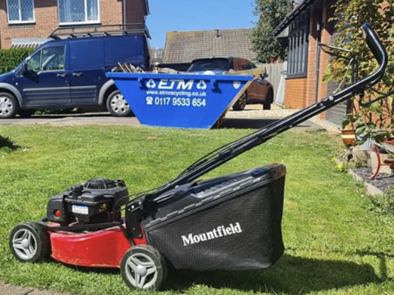 Petrol self propelled lawnmower 