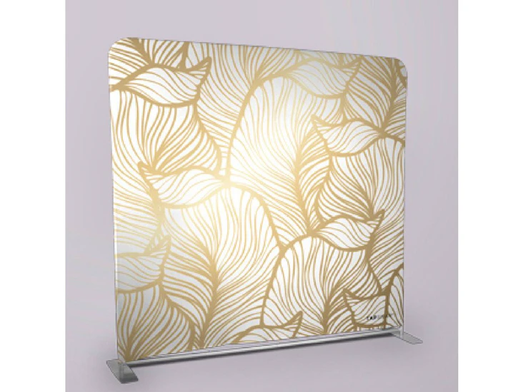 Photo booth back drop- champagne leaves