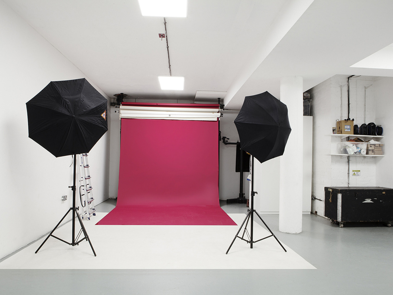 Photo studio with lighting, kentish town