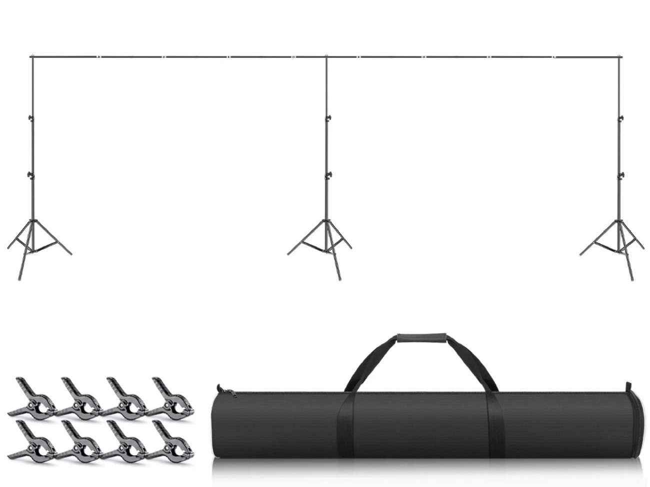 Photo video studio backdrop stand 10x24
