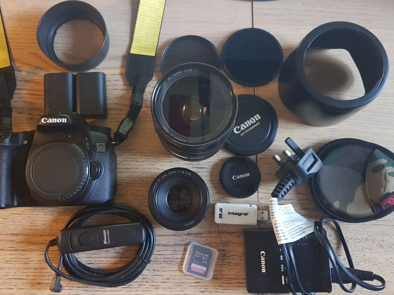 Photography kit (canon 70d)