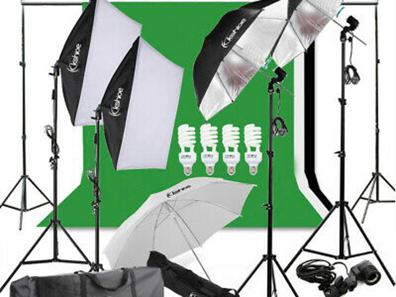 Photography studio lighting kit