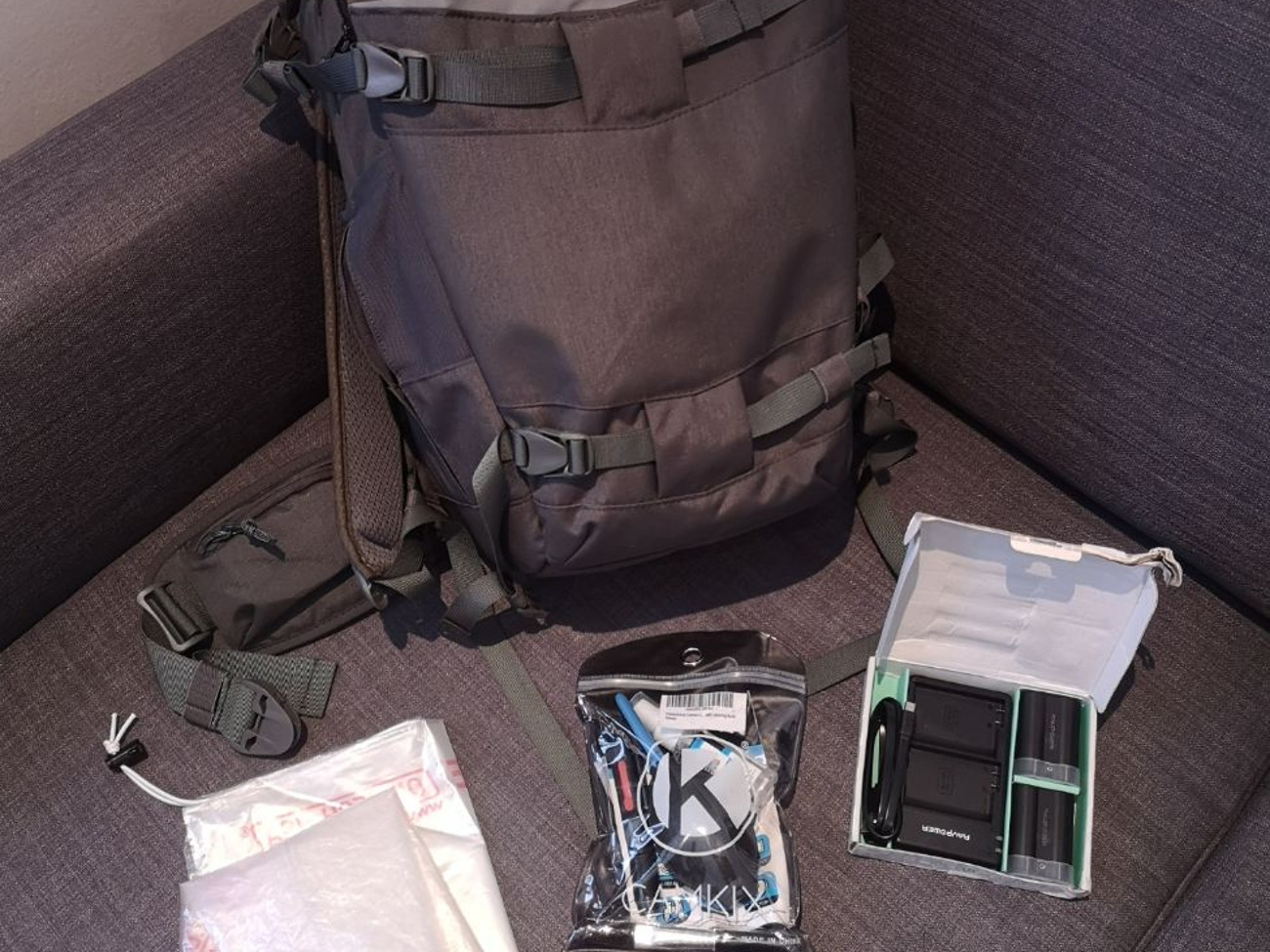 Photography travel pack