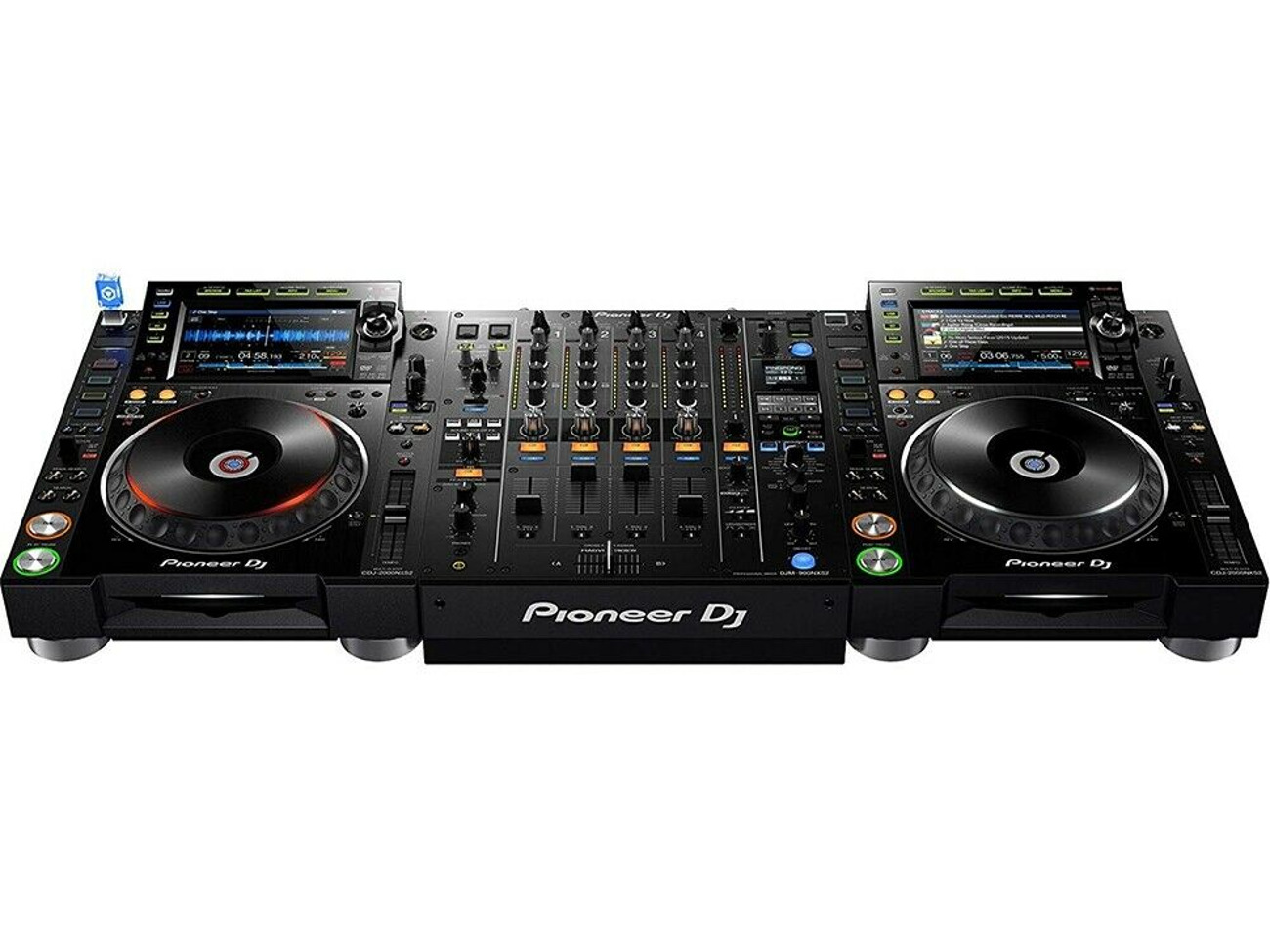 Pioneer 2000 nx2 + djm 900 nx2 mixer (latest model)
