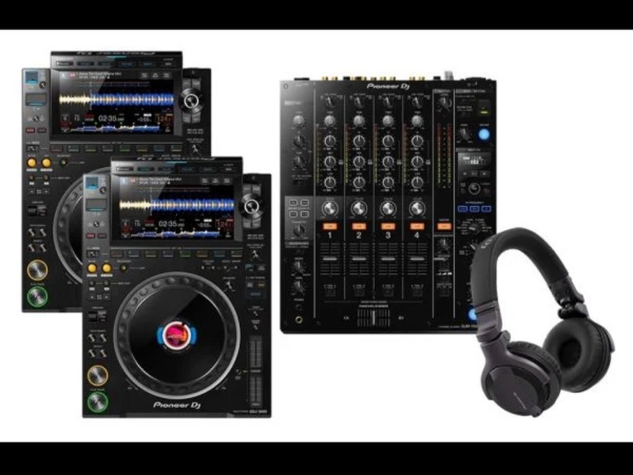 Pioneer cdj3000 & pioneer djm 750mk2