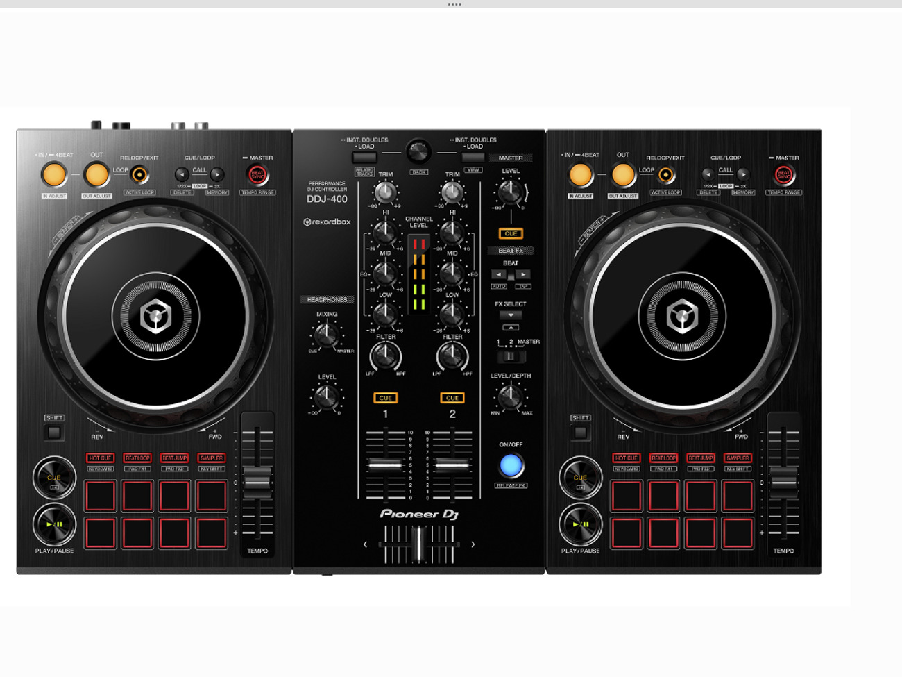 Pioneer ddj-400 2 channel dj controller (24 hour rental)