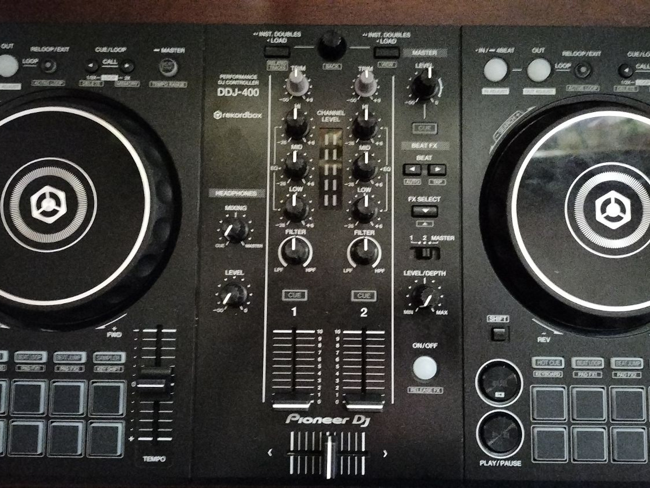 Pioneer ddj-400 controller with rca cable