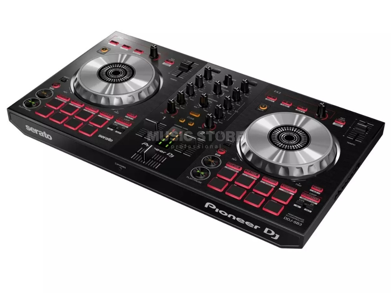 Pioneer ddj-sb3 2-channel dj controller for serato dj lite