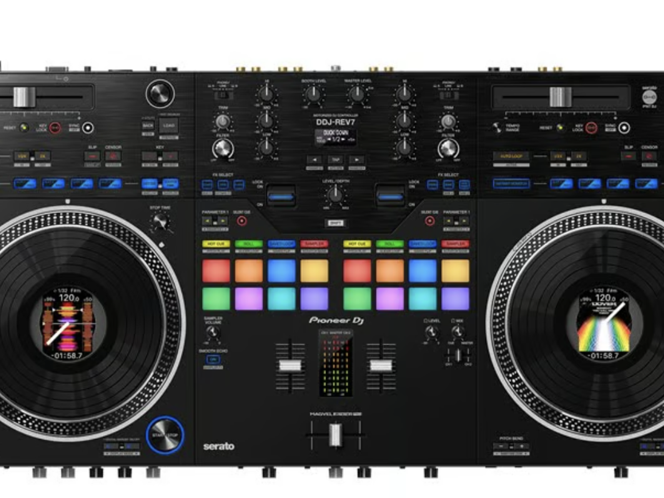 Pioneer dj ddj-rev7 dj controller + controller bag