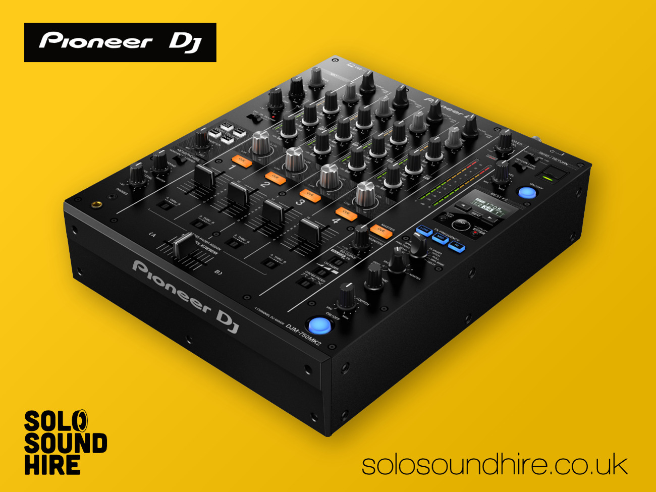 Pioneer djm 750 mk2 dj mixer