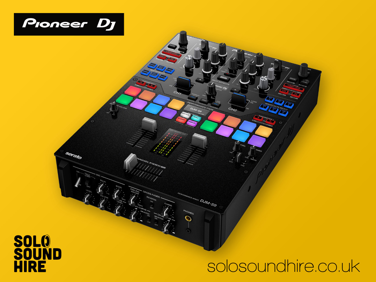 Rent Pioneer DJM S9 DJ Mixer from Solo Sound Hire , Telegraph Hill